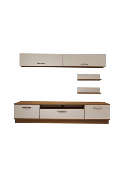 Decoraktiv Trendstyle 5 Mdf Tv Ünitesi Tv Sehpası Ceviz - Beyaz