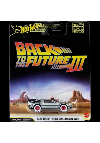 Hot Wheels Premium Back To The Future Time Machine - 1955
