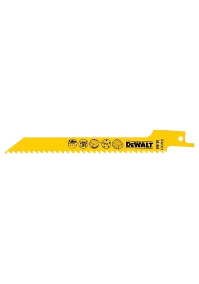 Dewalt Dt2351 Ahşap Kesim Tilki Kuyruğu Testere Bıçağı Ahşap,plastik 5 Adet