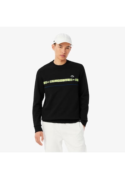 Lacoste Sh4767 Erkek Sweatshirt Siyah