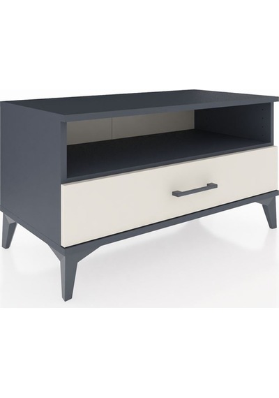 Hyperion Şifonyer Tek Raflı Tek Çekmeceli 88x44x48 Antrasit-a... Antrasit