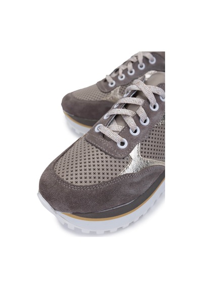 Tamer Tanca Kadın Hakiki Deri Taş Süet Sneakers & Spor Ayakkabı 775 383 Bn Ayk Y25 Tas Suet/dr Taş