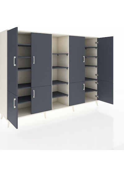 Hyperion Dolap 14 Raflı 8 Kapaklı 220x44x163 Aytaşı-antrasit Aytaşı-antrasit Hyperion Dolap 14 Raflı 8 Kapaklı 220x44x163 Aytaşı-antrasit Aytaşı-antrasit