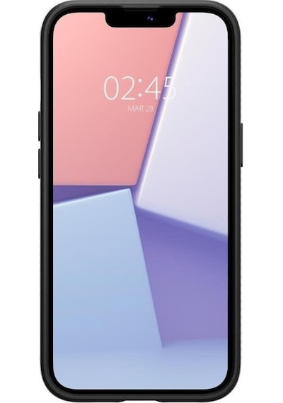 Spigen Apple Uyumlu iPhone 13 İle  Kılıf Liquid Air Matte Black Siyah