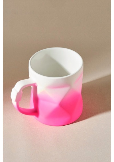 Karaca Soft Touch Geo Kupa 450 Ml Pembe