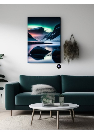 Nordik Kış Huzuru Iskandinav Tarzı Poster