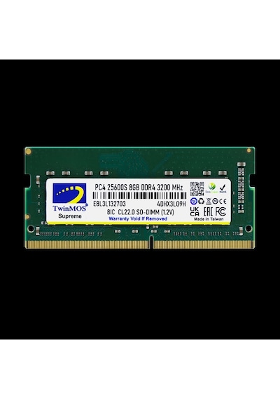 Twinmos Mdd48gb3200n, 8gb, Ddr4, 3200mhz, 1.2v Notebook Ram