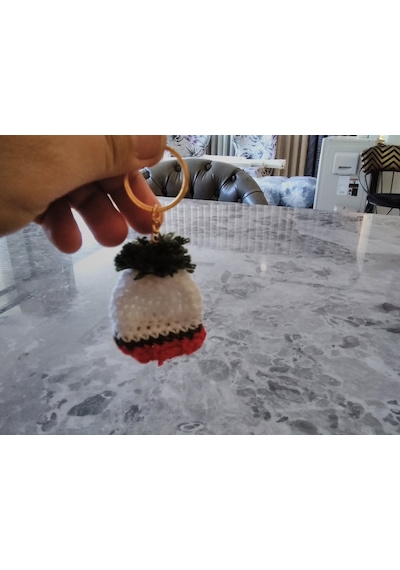 El Yapımı Noel Baba Şapkası Yılbaşı 3 Cm 5.5cm