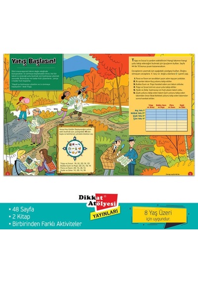 Şaşırtıcı Macera Puzzle 2'Li Set Dikkat Atölyesi Yayınları 522575080