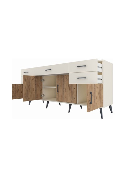 Hyperion Konsol Tek Raflı 5 Çekmeceli 4 Kapaklı 176x44x83 Aytaşı-çam/aytaşı Çam/aytaşı Hyperion Konsol Tek Raflı 5 Çekmeceli 4 Kapaklı 176x44x83 Aytaşı-çam/aytaşı Çam/aytaşı
