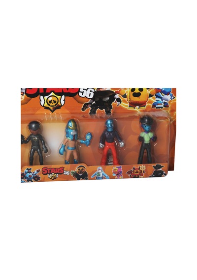 Brawl Stars 6'lı Koleksiyon Karakter Figür Seti 12 Cm Eklemli Oyuncak Kahramanlar Seti Brawl Stars