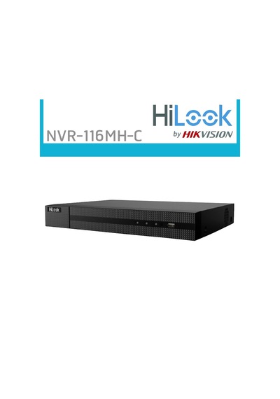 Hılook Nvr-116mh-c, 16kanal, 8mpix, H265+, 1 Hdd Desteği, 1080p Kayıt, 160mbps Bant Genişliği, 4k Motion Detection 2.0, Nvr