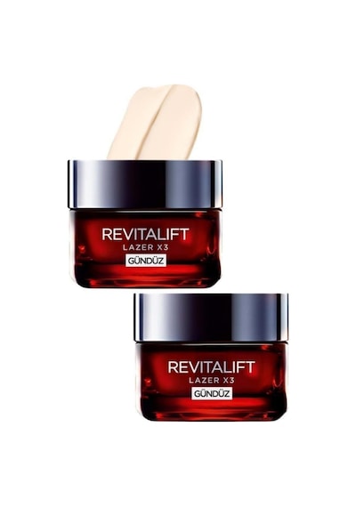 L'Oreal Paris Revitalift Lazer X3 Yoğun  Gündüz Bakım Kremi 2 x 15 ML