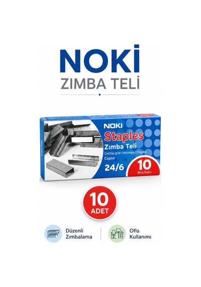 Noki Zımba Teli Beyaz No:24/6 10'lu Paket
