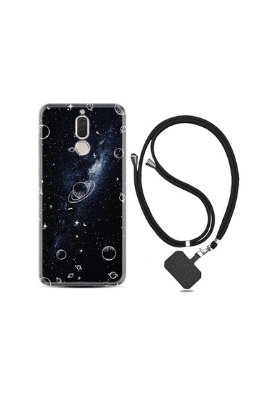 Huawei Mate 10 Lite Kılıf Resimli Desenli Silikon Boyun Askılı Samsung Galaxy Uyumlus 1898