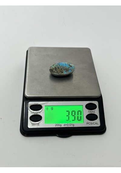 Doğal İran Nişabur Firuze Turkuaz Taşı 19,6 Karat - 3,90 Gram T148