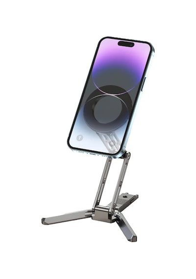 Jmary Ms-96 Ayarlanabilir Katlanabilir 360 Derece Dönebilen Magnetik Telefon Standı Siyah