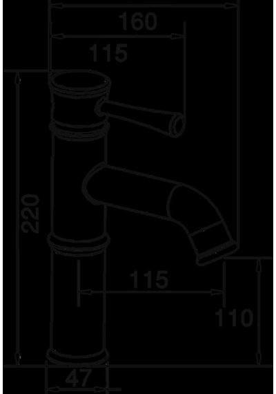 Fontana F-211 Lavabo Bataryası Krom