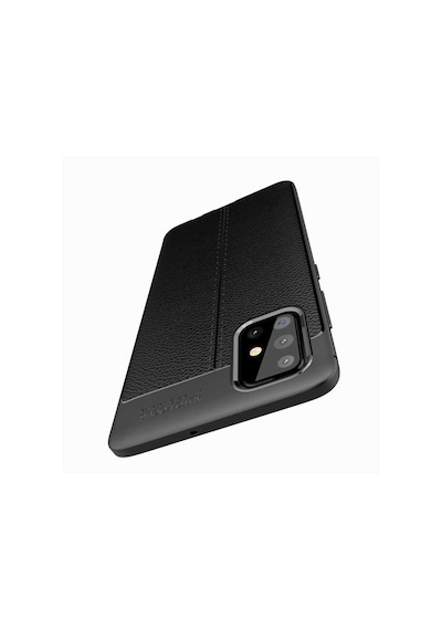 Samsung Uyumlu Galaxy A71 Kilif Deri Tarzi Niss Silikon Case 400772802