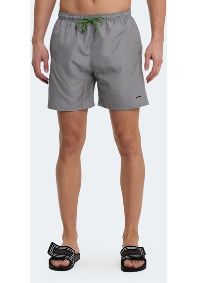 Slazenger RENO Erkek Cepli Deniz Şortu Gri Mayo