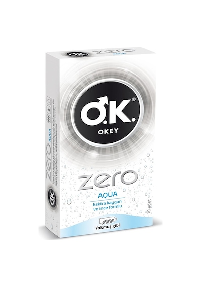 Okey Zero Aqua Prezervatif 10'lu