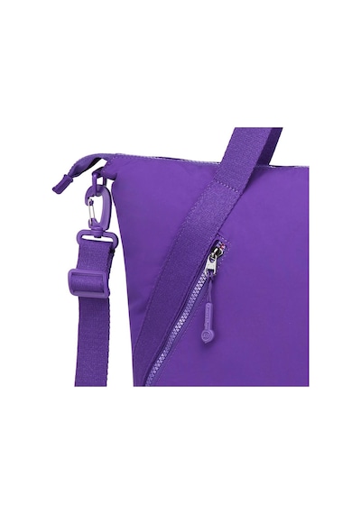Smart Bags Mikro Poly Kumaş Büyük Boy Kadın Omuz Çantası 3335 Mor