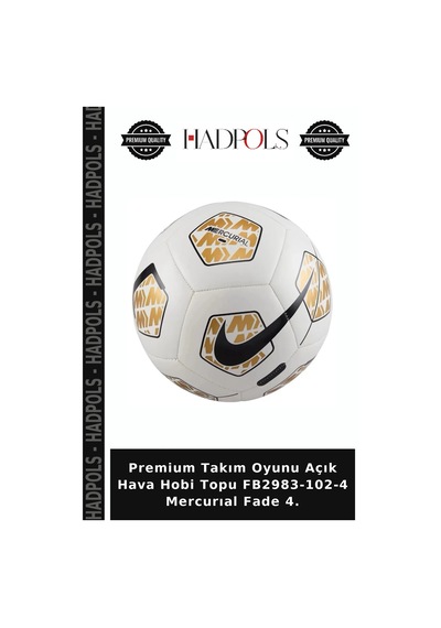 Hadpols Premium Takım Oyunu Açık Hava Hobi Topu Fb2983-102-4 Mercurıal Fade 4. Çok Renkli
