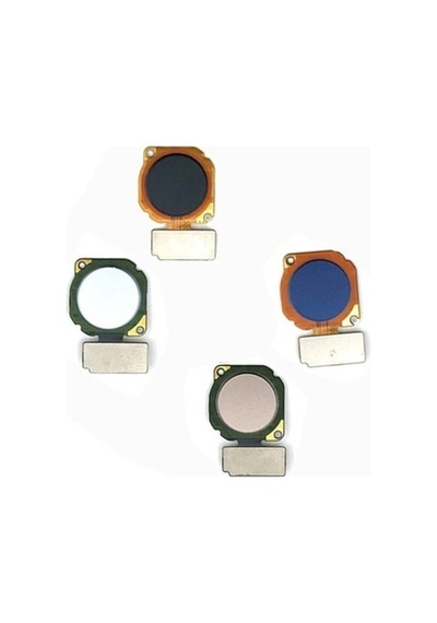 Huawei Uyumlu P Smart 2019 Home Parmak Okuyucu Filmi Flex Gold
