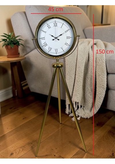 Prestige Roma Gold Tripod Ayaklı Saat 11
