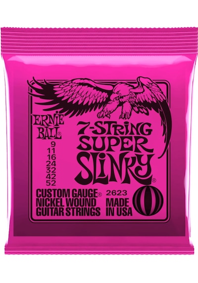 Ernie Ball 2623 Takım Tel 7 Telli Elektro Gitar Teli 009-052