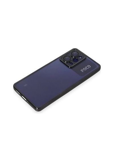 Newface Xiaomi Poco X5 Pro 5g Kılıf Razer Lensli Silikon Semeglbl - 25 - Siyah Sıyah