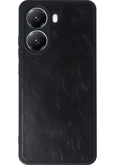 Xiaomi Poco X7 Pro Kılıf Aras Deri Kapak Siyah