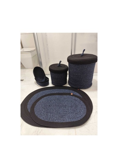 Jüt Hasır 6 Lı Banyo Paspas Takımı Bohem Tarzı Paspas:50x80/ 40x60 /çamaşır Sepet 40x36 ,25x26 Kırçılmavi Siyah Kırçılmavi Siyah Jüt Hasır 6 Lı Banyo Paspas Takımı Bohem Tarzı Paspas:50x80/ 40x60 /çamaşır Sepet 40x36 ,25x26 Kırçılmavi Siyah Kırçılmavi Siyah