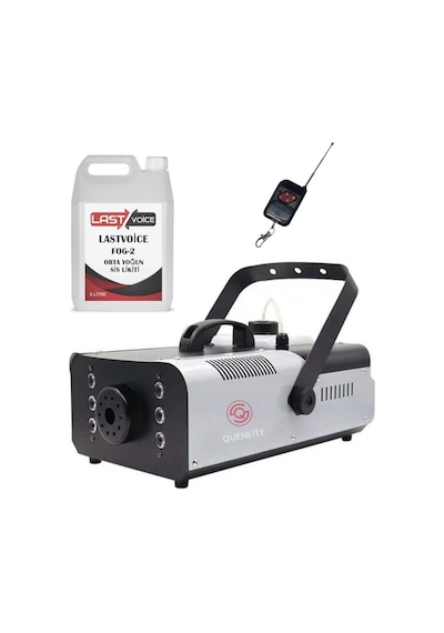 Quenlite Ql-1200Rgb-Lk Led Işıklı Sis Makinası 1200 Watt Uzaktan