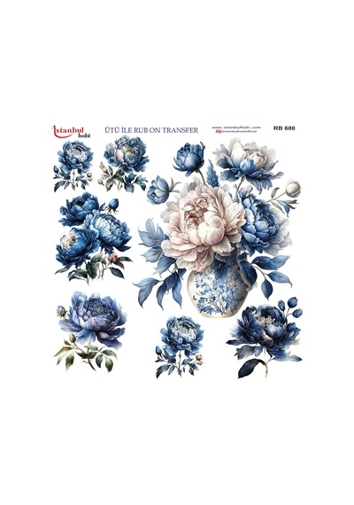 Ütü İle Rub On Transfer Kağıdı 30x30cm Rb-680