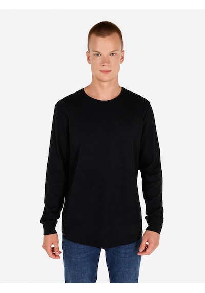 Colin's Colins Regular Fit Bisiklet Yaka Basic Siyah Erkek Uzun Kol Tişört Cl1065872 Siyah