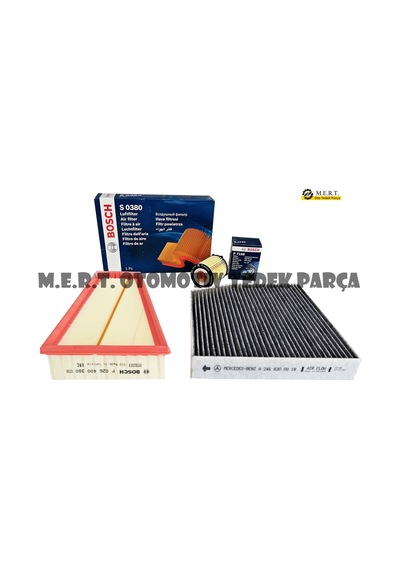 Mercedes Cla 200 Benzinli Filtre Bakım Seti 2013-2018 (486785926)