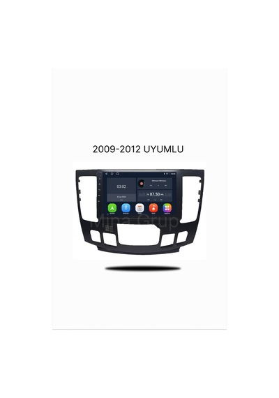 Snp Serisi Hyundai Sonata 2009 İle 2012 Dijital Klima Uyumlu 9 İnç Android Multimedya Sistemi 4-32 Gb Hafıza Carplay Android Auto Ve Geri Görüş Kamerası 9"