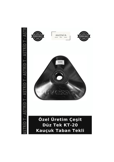 Astrid T Özel Üretim Çeşit Düz Tek Kt-20 Kauçuk Taban Tekli Diğer