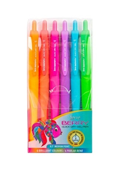 Kalem 07mm Karma Blister 6li Çok Renkli