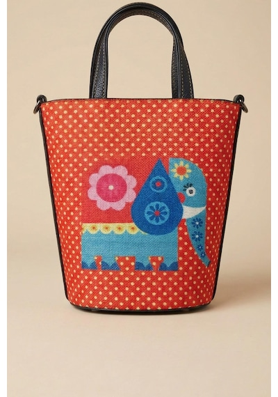 Rovebella Lucky Elephant Mini Kova Çanta Çok Renkli