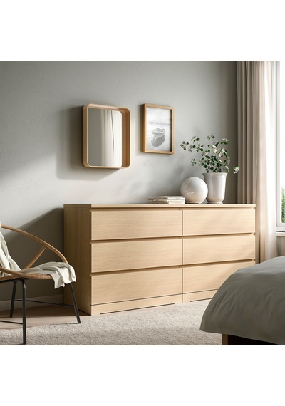 Ikea Dvärgsyren Duvar Aynası 40x50 Cm Naturel