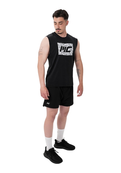 Musclecloth Tactical Kolsuz T-shirt Siyah Siyah