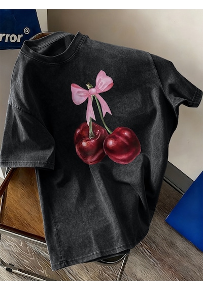 Noıssey Urban Pop Graphic Kadın Tişört Koleksiyonukod 5321 Siyah