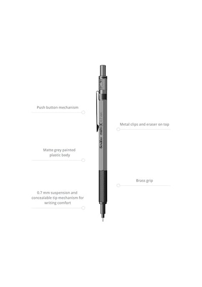 Versatil 0.7 Mm Gri Genel