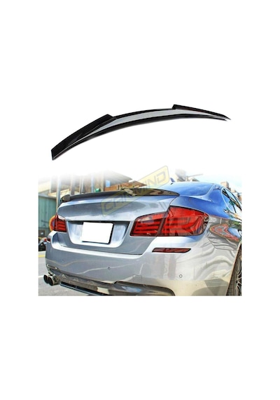 Bmw 5 Serisi F10 M4 Style Bagaj Üstü Spoiler Piano Black