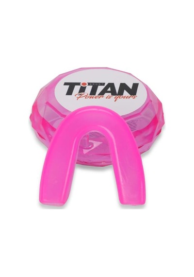 Titan Sport Pembe Camlı Model Serisi Özel Takım Set , Boks Kaskı, Boks Eldiveni, Dişlik, Bandaj