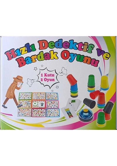Saki Toys Hızlı Dedektif Ve Bardak Oyunu