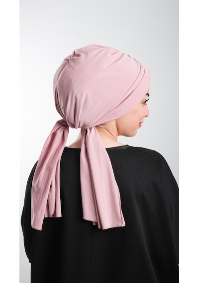Hürrem Bone Pudra Pratik Hazır Geçmeli Tesettür Bone Kesik Elyaf Sade 2111_06 Pudra Hürrem Bone Pudra Pratik Hazır Geçmeli Tesettür Bone Kesik Elyaf Sade 2111_06 Pudra
