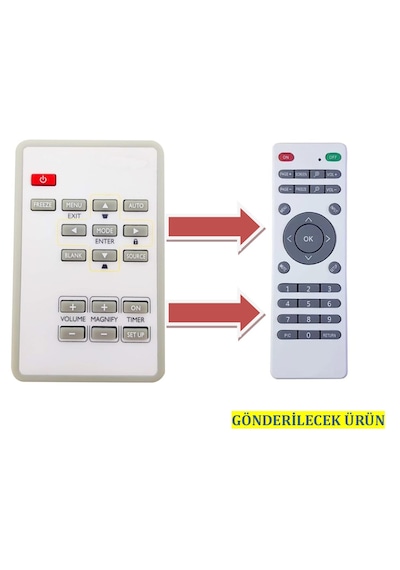 Hitachi Cp-dx300 Cp-dx351 Projeksiyon Kumandası